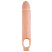 Телесный реалистичный фаллоудлинитель 10 Inch Silicone Cock Sheath Penis Extender - 25,4 см. - Blush Novelties - в Коврове купить с доставкой