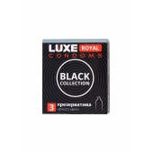 Черные презервативы LUXE Royal Black Collection - 3 шт. - Luxe - купить с доставкой в Коврове