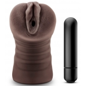 Коричневый мастурбатор-вагина Hot Chocolate Brianna - Blush Novelties - в Коврове купить с доставкой