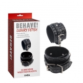Черные наручники Surrender Wrist Restraints - Chisa - купить с доставкой в Коврове