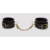 Черные оковы на ноги Bound to You Faux Leather Ankle Cuffs - Fifty Shades of Grey - купить с доставкой в Коврове