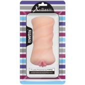 Телесный мастурбатор-вагина X-Basic Pocket Pussy без вибрации - Lovetoy - в Коврове купить с доставкой