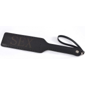 Черная гладкая шлепалка SEX - 35 см. - Sitabella - купить с доставкой в Коврове