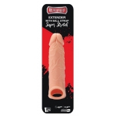 Телесная насадка EXTENDER WITH BALL STRAP 6.5 - 17 см. - Dream Toys - в Коврове купить с доставкой