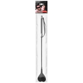 Черный стек с наконечником-сердечком - 54 см. - Notabu - купить с доставкой в Коврове