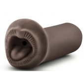 Коричневый мастурбатор-ротик Naughty Nicole - Blush Novelties - в Коврове купить с доставкой