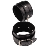 Черные оковы Classic Ankle Cuffs - Chisa - купить с доставкой в Коврове