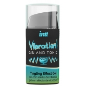 Жидкий интимный гель с эффектом вибрации Vibration! Gin   Tonic - 15 мл. - INTT - купить с доставкой в Коврове