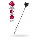 Черный гладкий стек с тонкой ручкой - 48 см. - ToyFa - купить с доставкой в Коврове