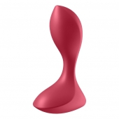 Красный вибромассажёр простаты Satisfyer Backdoor Lover - 14 см. - Satisfyer - в Коврове купить с доставкой