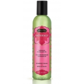 Массажное масло Naturals Strawberry Dreams с ароматом клубники - 236 мл. - Kama Sutra - купить с доставкой в Коврове