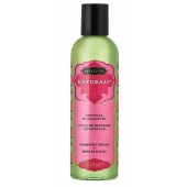 Массажное масло Naturals Strawberry Dreams с ароматом клубники - 59 мл. - Kama Sutra - купить с доставкой в Коврове