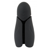 Черный силиконовый вибромастурбатор с нагревом Masturbator with 2 Functions - Orion - в Коврове купить с доставкой