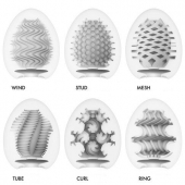Набор из 6 мастурбаторов Tenga EGG IV с различным рельефом - Tenga - в Коврове купить с доставкой