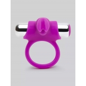Лиловое виброкольцо с пультом ДУ Remote Control Cock Ring - Happy Rabbit - в Коврове купить с доставкой
