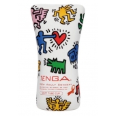 Мастурбатор-туба Keith Haring Soft Tube CUP - Tenga - в Коврове купить с доставкой
