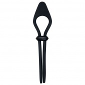 Черное эрекционное лассо с вибропулей Black Tie Affair - Zero Tolerance - в Коврове купить с доставкой