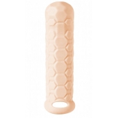Телесный фаллоудлинитель Homme Long - 15,5 см. - Lola Games - в Коврове купить с доставкой