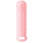 Розовый фаллоудлинитель Homme Long - 15,5 см. - Lola Games - в Коврове купить с доставкой