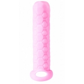 Розовый фаллоудлинитель Homme Long - 13,5 см. - Lola Games - в Коврове купить с доставкой