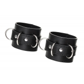 Черные наручники Anonymo на сцепке - ToyFa - купить с доставкой в Коврове
