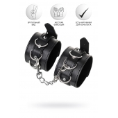 Черные оковы Anonymo из искусственной кожи - ToyFa - купить с доставкой в Коврове