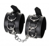 Черные оковы Anonymo из искусственной кожи - ToyFa - купить с доставкой в Коврове
