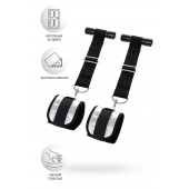 Черно-серебристые фиксаторы для рук на дверь Anonymo - ToyFa - купить с доставкой в Коврове