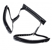 Черные кожаные стропы для фиксации Anonymo - ToyFa - купить с доставкой в Коврове