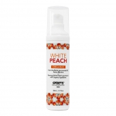 Разогревающее массажное масло Gourmet White Peach Organic с органическими ингредиентами - 50 мл. - Exsens - купить с доставкой в Коврове