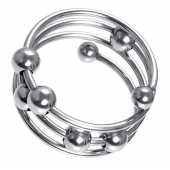 Большое металлическое кольцо под головку пениса - ToyFa - купить с доставкой в Коврове