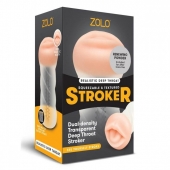 Мастурбатор-ротик ZOLO DEEP THROAT - Zolo - в Коврове купить с доставкой
