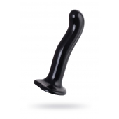 Черный стимулятор для пар P G-Spot Dildo Size L - 19 см. - Strap-on-me - в Коврове купить с доставкой