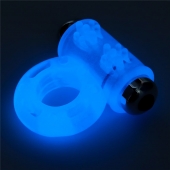 Голубое, светящееся в темноте эрекционное виброкольцо Lumino Play Vibrating Penis Ring - Lovetoy - в Коврове купить с доставкой