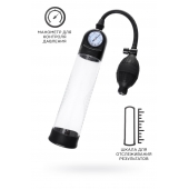 Прозрачная механическая помпа Roald с манометром - Sexus - в Коврове купить с доставкой