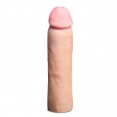 Телесная фаллическая насадка на пенис Magnum Xtender - 23 см. - Blush Novelties - в Коврове купить с доставкой