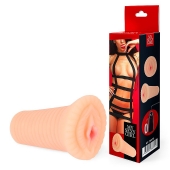 Реалистичный мастурбатор-вагина телесного цвета с вибрацией - Bior toys - в Коврове купить с доставкой
