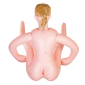 Надувная секс-кукла с реалистичной головой и поднятыми ножками - ToyFa - в Коврове купить с доставкой