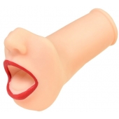 Мастурбатор-ротик с алыми губами - ToyFa - в Коврове купить с доставкой