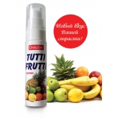Гель-смазка Tutti-frutti со вкусом тропических фруктов - 30 гр. - Биоритм - купить с доставкой в Коврове