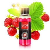 Массажное масло Eros fantasy с ароматом земляники - 50 мл. - Биоритм - купить с доставкой в Коврове