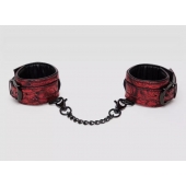 Красно-черные наручники Reversible Faux Leather Wrist Cuffs - Fifty Shades of Grey - купить с доставкой в Коврове