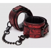 Красно-черные наручники Reversible Faux Leather Wrist Cuffs - Fifty Shades of Grey - купить с доставкой в Коврове