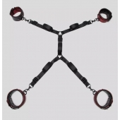 Изысканный набор фиксаций на кровати Reversible Under Mattress Restraint Set - Fifty Shades of Grey - купить с доставкой в Коврове