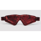 Двусторонняя красно-черная маска на глаза Reversible Faux Leather Blindfold - Fifty Shades of Grey - купить с доставкой в Коврове