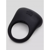 Черное эрекционное виброкольцо Sensation Rechargeable Vibrating Love Ring - Fifty Shades of Grey - в Коврове купить с доставкой