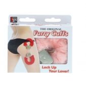 Металлические наручники с розовой меховой опушкой METAL HANDCUFF WITH PLUSH PINK - Dream Toys - купить с доставкой в Коврове
