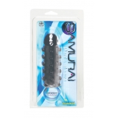 Дымчатая стимулирующая насадка с закрытой головкой SAMURAI PENIS SLEEVE BLACK - 14,5 см. - NMC - в Коврове купить с доставкой