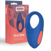 Синее эрекционное кольцо RRRING First Date Cock Ring - FeelzToys - в Коврове купить с доставкой