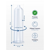 Презервативы MY.SIZE размер 47 - 10 шт. - My.Size - купить с доставкой в Коврове